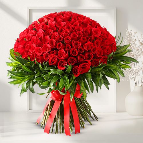 Heartfelt Blooms  Red Rose Delight