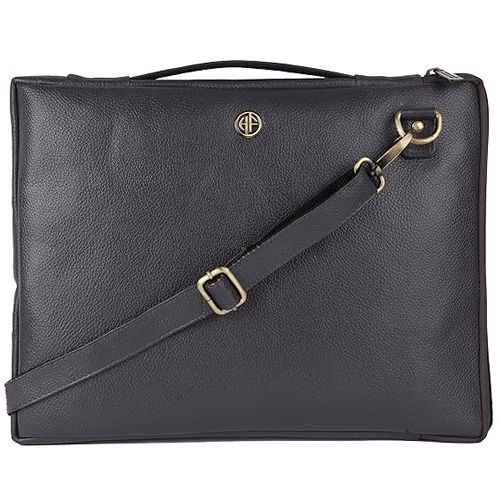 Stylish Leather Slim Laptop Sleeve Bag