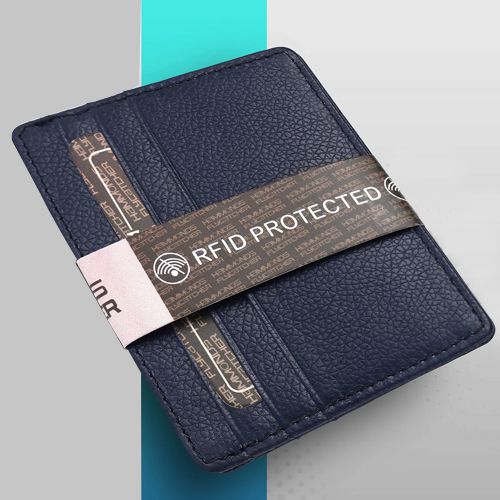 Classic Leather RFID Protected Bi Fold Wallet