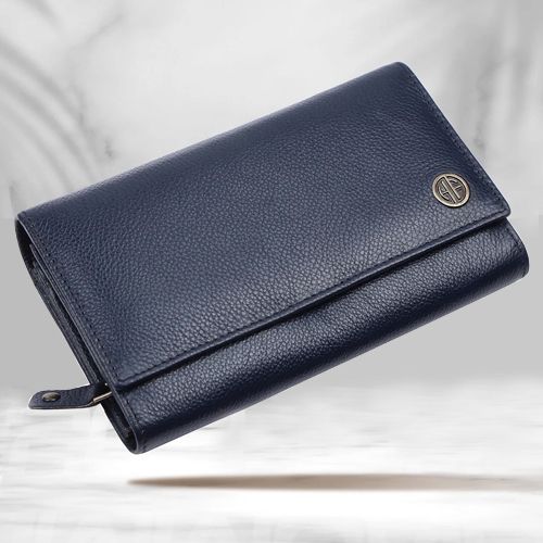 Beautiful Leather RFID Protected Ladies Purse