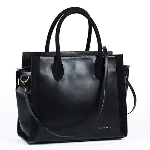 Elegant Black Satchel Bag