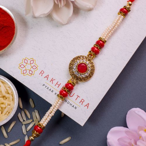 Traditional Kundan Rakhi