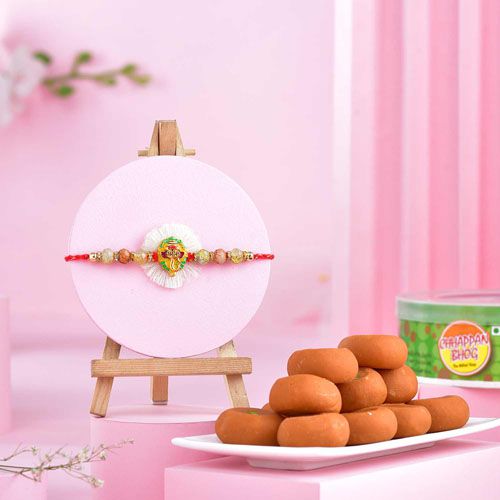 Premium Rakhi  N  Sweet Treats Combo