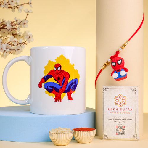 Amazing Spider Man Rakhi  N  Mug Combo