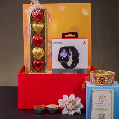 Lumba Rakhi with Smart Watch Surprise