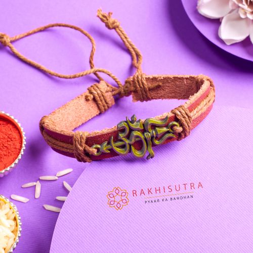 Auspicious Om Rakhi Band