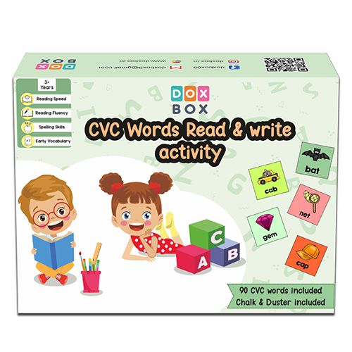 CVC Words Kit  Flashcards  N  Chalk